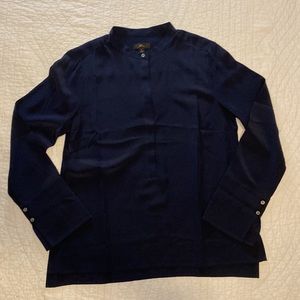 J.Crew Reimagined Washable 100% Silk Tunic - size S